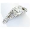 Image 6 : EGL Cert 1.57ctw Diamond Ring - 14KT White Gold