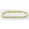 Image 3 : Jose Hess 2.53ctw Diamond Bracelet - 18KT Yellow Gold