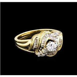 0.99ctw Diamond Ring - 14KT Yellow Gold