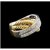 Image 2 : 0.75ctw Diamond Ring - 14KT Two-Tone Gold