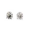 Image 1 : 1.41ctw Diamond Stud Earrings - 14KT White Gold