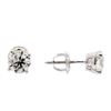 Image 2 : 1.41ctw Diamond Stud Earrings - 14KT White Gold