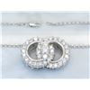 Image 4 : 3.16ctw Diamond Pendant - 14KT White Gold