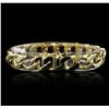 Image 2 : 14KT Yellow Gold Curb Link Bracelet