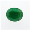 Image 1 : 7.49ct. One Oval Cut Natural Emerald