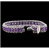 Image 3 : Crayola 12.16ctw Amethyst Bracelet - .925 Silver