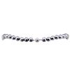 Image 2 : 0.21ctw Tahitian Cultured Pearl and Diamond Necklace