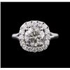 Image 2 : 3.03ctw Diamond Ring - 14KT White Gold