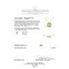 Image 4 : 0.46ctw Diamond Pendant With Chain - 18KT Yellow Gold