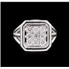 Image 2 : 0.77ctw Diamond Ring - 14KT White Gold