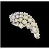 Image 2 : 14KT White Gold 5.67ctw Diamond Ring