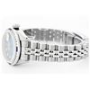 Image 9 : Rolex Stainless Steel 1.00ctw Diamond and Sapphire DateJust Ladies Watch