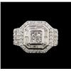 Image 2 : 2.50ctw Diamond Ring - 10KT White Gold
