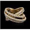 Image 2 : 18KT Yellow Gold 1.62ctw Diamond Ring