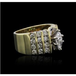 14KT Yellow Gold 1.00ctw Diamond Ring