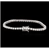 Image 2 : 14KT White Gold 4.55ctw Diamond Tennis Bracelet