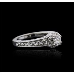 14KT White Gold 1.22ctw Diamond Ring