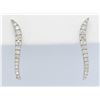 0.25ctw Diamond Earrings - 14KT White Gold