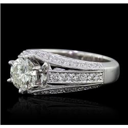 18KT White Gold 1.80ctw Diamond Ring