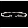 Image 3 : 14KT White Gold 6.13ctw Diamond Tennis Bracelet