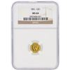 1851 NGC MS64 $1 T-1 Liberty Head Gold Coin