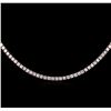 Image 2 : 10KT White Gold EGL USA Certified 20.85ctw Diamond Necklace