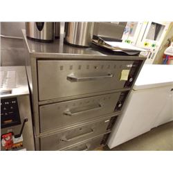 COMMERCIAL STAINLESS STEEL 2 DRAWER WARMER - 110volt