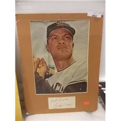 SIGNED BASEBALL PRINT