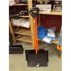 NEW SNOW SHOVEL  - ORANGE - 3 TTL - ALL ONE MONEY