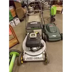 LAWNMOWER - JOHN DEERE 14SB - 21" DECK - 5 HP - SELF PROPELLED - WITH BAG - FULLY WORKING