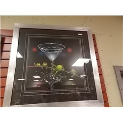 FRAMED PRINT - DIRTY MARTINI - M GODARD - GALLERY ESTIMATE - $575