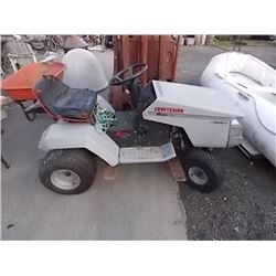 YARD TRACTOR - CRAFTSMAN - 12.5 HP -  NO DECK - WITH BALL HITCH ON BACK END - fired it up and took f