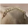 Image 1 : VINTAGE BRACLET - TRIPLE ROW CLEAR RHINESTONES - ~7 ½" LONG