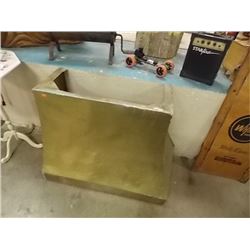 BRASS FIRE PLACE COVER/CHIMNEY SHEILD