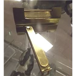 UNIQUE BRASS CHEST LOG WITH KEYS - LARGE