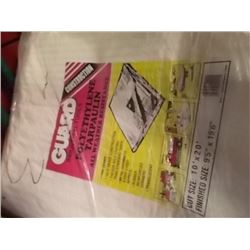 WHITE TARP - NEW- 10 X 20