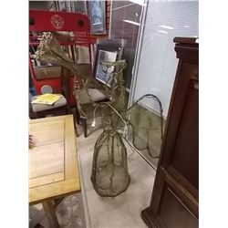 RETRO LIGHT UP ANGLE STATUE - OVER 4' TALL