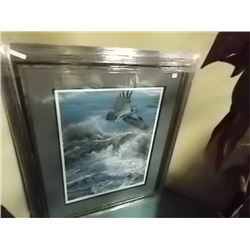FRAMED LIMITED EDITION PRINT - ABOVE THE BREAKERS - OSPREY - RON PARKER - GALLERY ESTIMATE - $725
