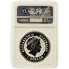 Image 2 : 2007 $1 Australia Silver Lunar Series Year of the Pig Coin NGC MS70