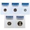 Image 1 : Rare 1939 PCGS Graded (5) Coin Proof Set