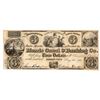 Image 1 : 1841 $3 Morris Canal & Banking Co Obsolete Bank Note