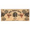 Image 1 : 1854 $5 The Erie and Kalamazoo Rail Road Bank Obsolete Note