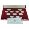 Image 2 : 1980 Moscow Olympic (28) Proof Silver Coin Set