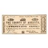 Image 1 : May 25, 1862 Twenty-Five Cents The County of Augusta Note