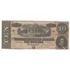 Image 1 : 1864 $10 The Confederate States of America Note