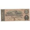 Image 1 : 1864 $5 Confederate States of America Note
