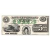 Image 1 : 1800's $5 The Bank of New England Goodspeed's Note