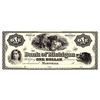 Image 1 : 1800s $1 Bank of Michigan Obsolete Currency Note