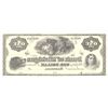 Image 2 : 1800s $1 Bank of Michigan Obsolete Currency Note