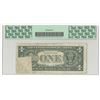 Image 2 : 1993 $1 Federal Reserve Note Foldover Error PCGS F15